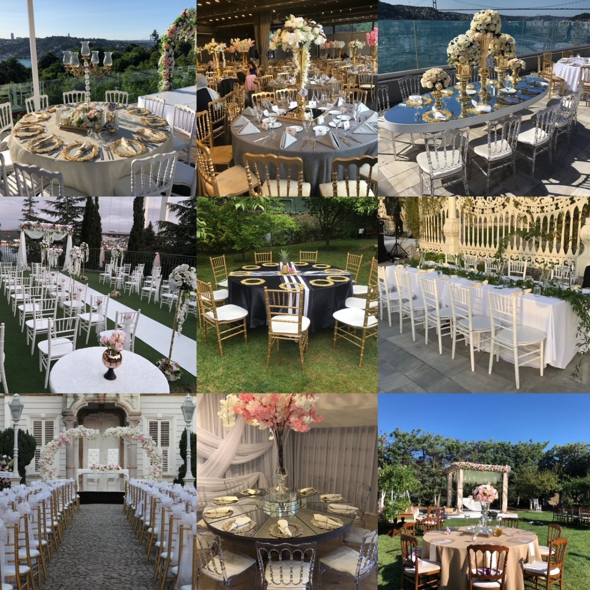 Masa ve sandalye kiralama