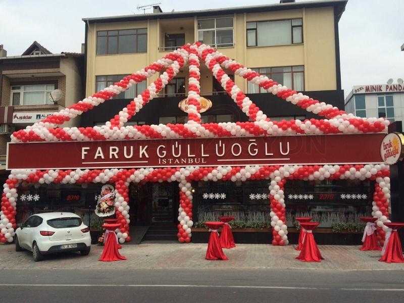 Faruk Güllüoğlu açılış balon süslemesi