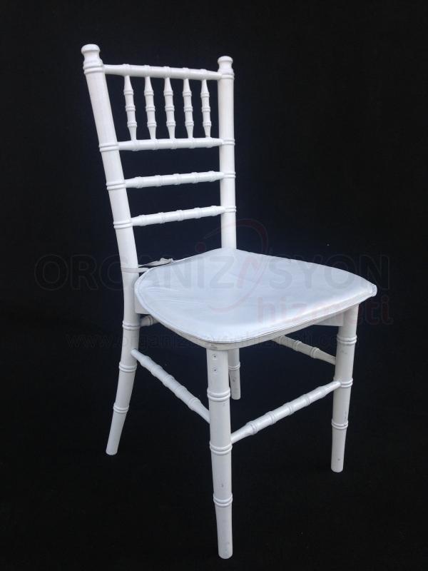 Beyaz tiffany sandalye kiralama