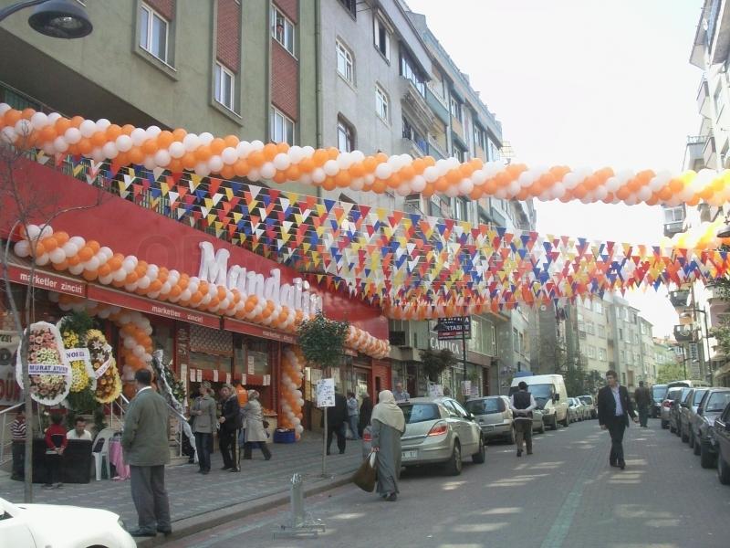 Market balon süslemesi