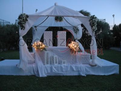 Nikah Masası ve Gazebo Süslemeleri